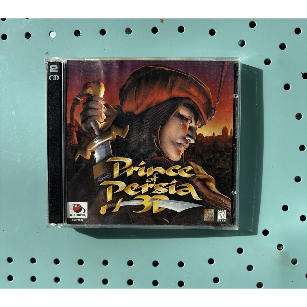 Prince of Persia 3D PC Game 2 CD Set Red Orb Windows 95 98 Complete